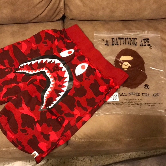 Bape Other - Authentic red bape shorts